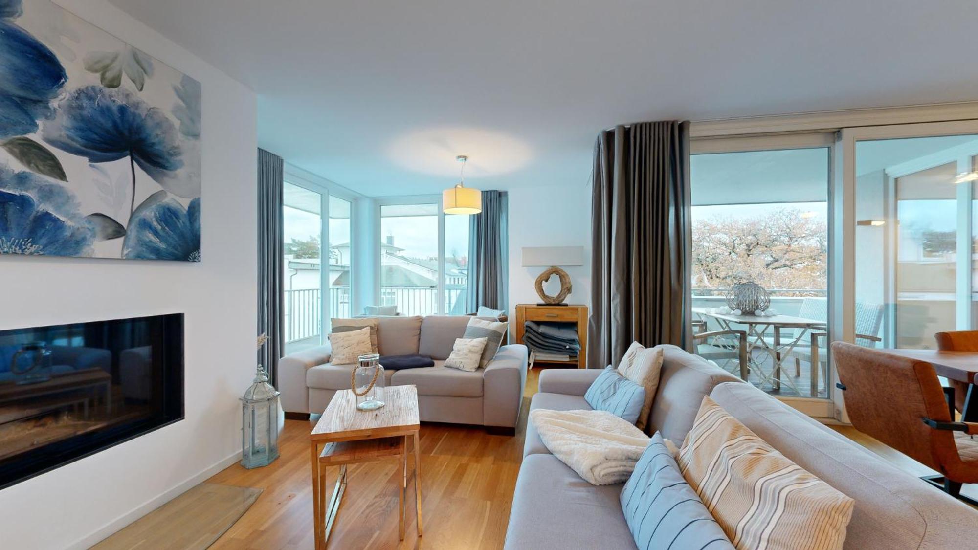 Strandnahe Fewos Mit Terrasse Oder Dachterrasse, Strandhaus Seeblick, ビンツ エクステリア 写真