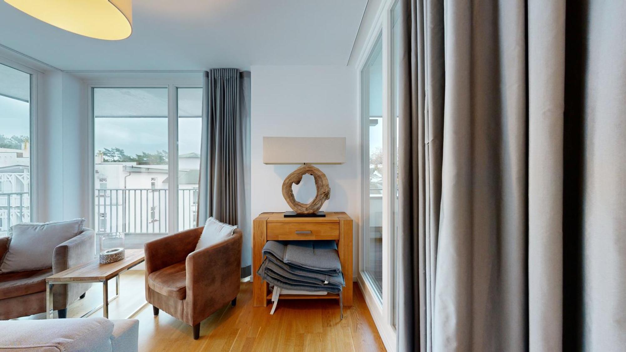 Strandnahe Fewos Mit Terrasse Oder Dachterrasse, Strandhaus Seeblick, ビンツ エクステリア 写真